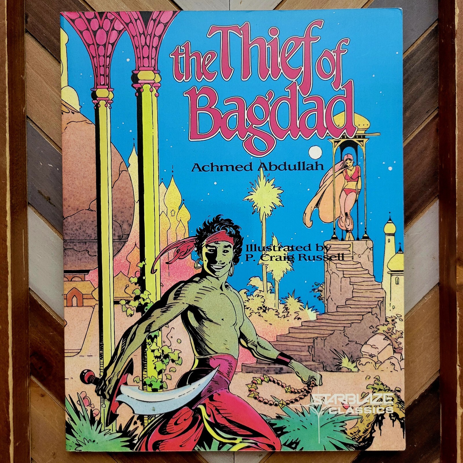 “THIEF OF BAGDAD” 1987 Starblaze *SIGNED by Artiat P. Craig Russell* Softcover