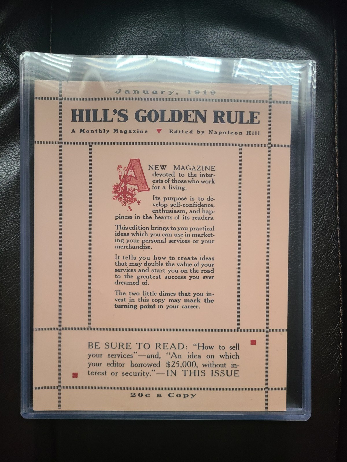 Hill’s Golden Rule Napoleon Hill’s First Magazine