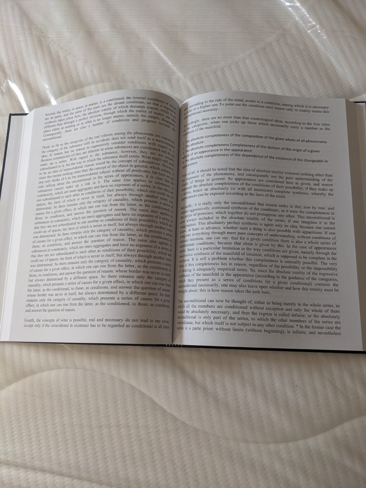 Critique of Pure Reason by Immanuel Kant, hardcover edition