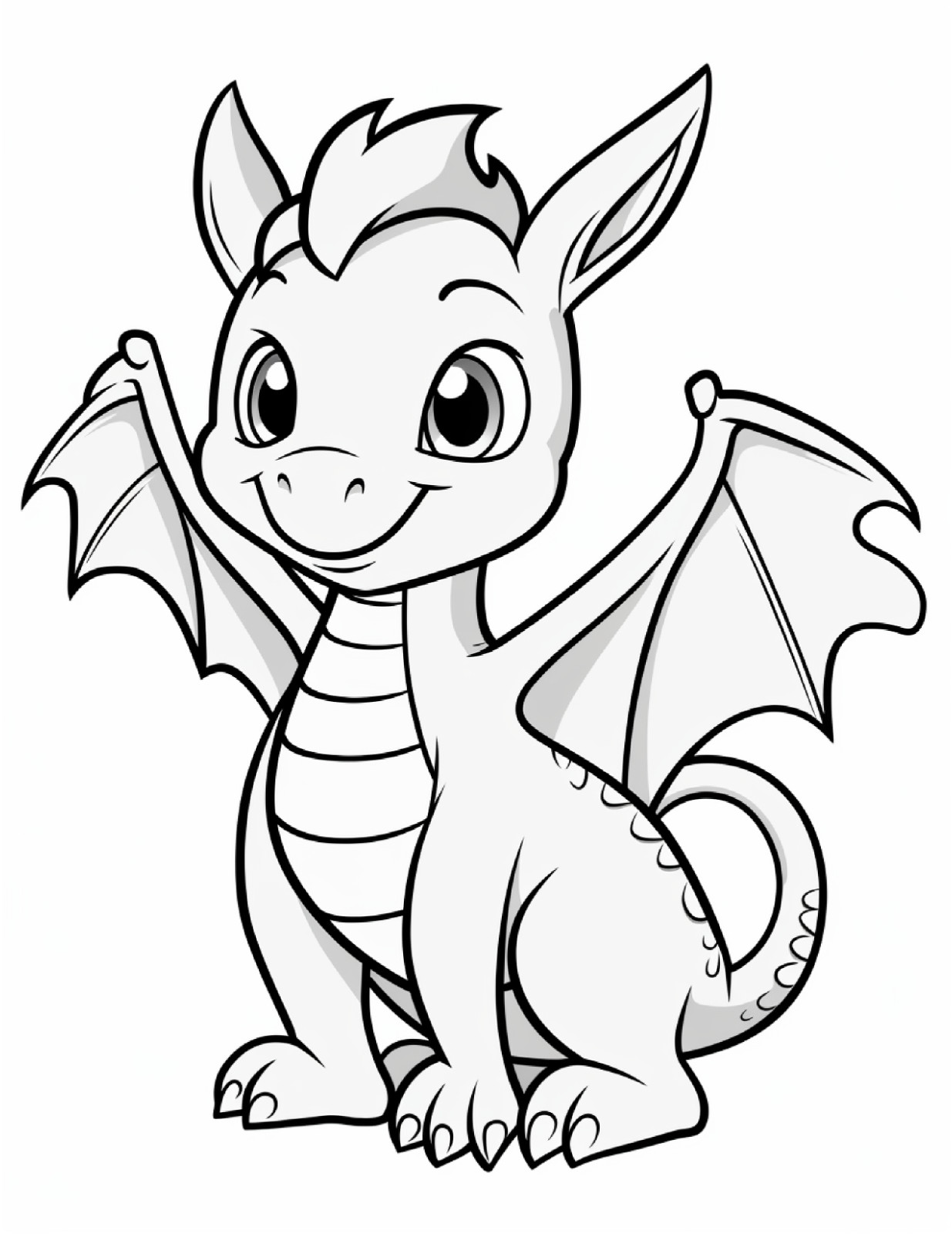 Baby Dragons Coloringbook geat fun for everone and all ages