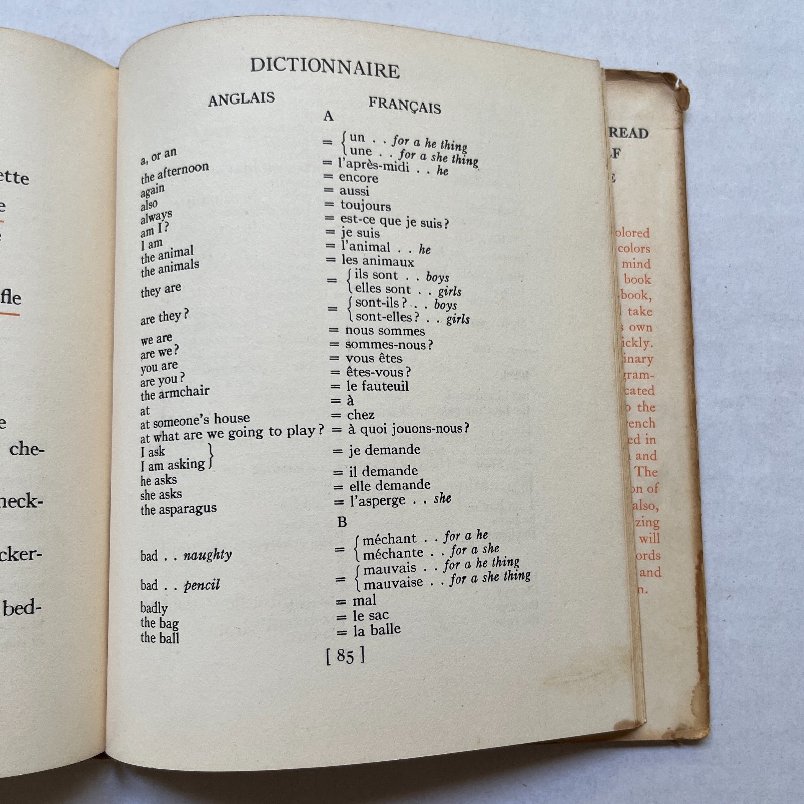 A French Book to Read All By Yourself by Helene Octave Vintage 1950s 102 pages
