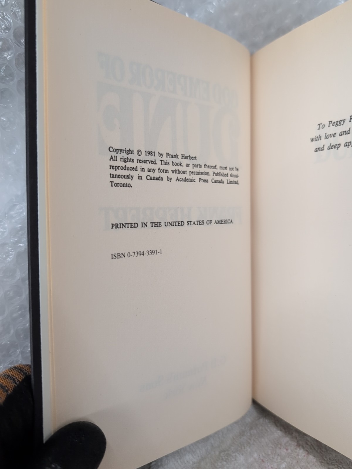 5 Vols!! DUNE COMPLETE SERIES by Frank Herbert + Custom Mylar ~ DUNE in 5 Vols!!