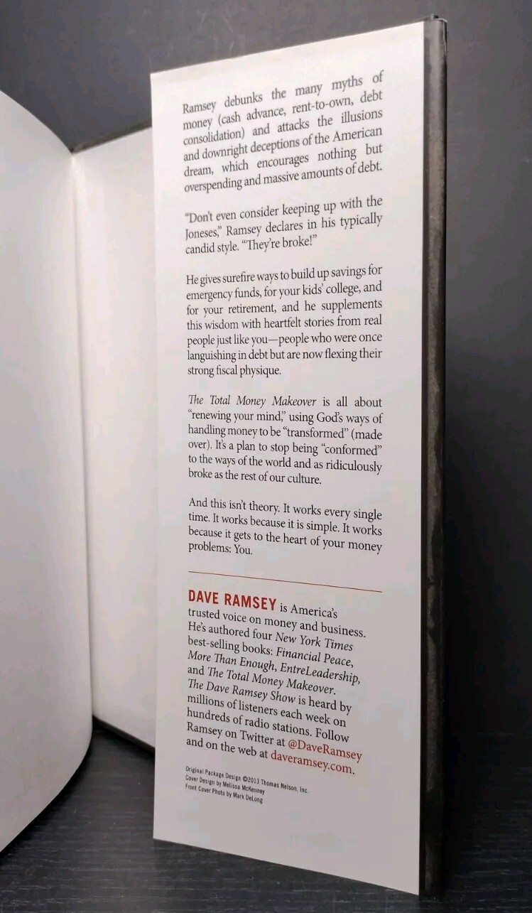 The Total Money Makeover by Dave Ramsey (Hardcover, 2013) Financial Fitness