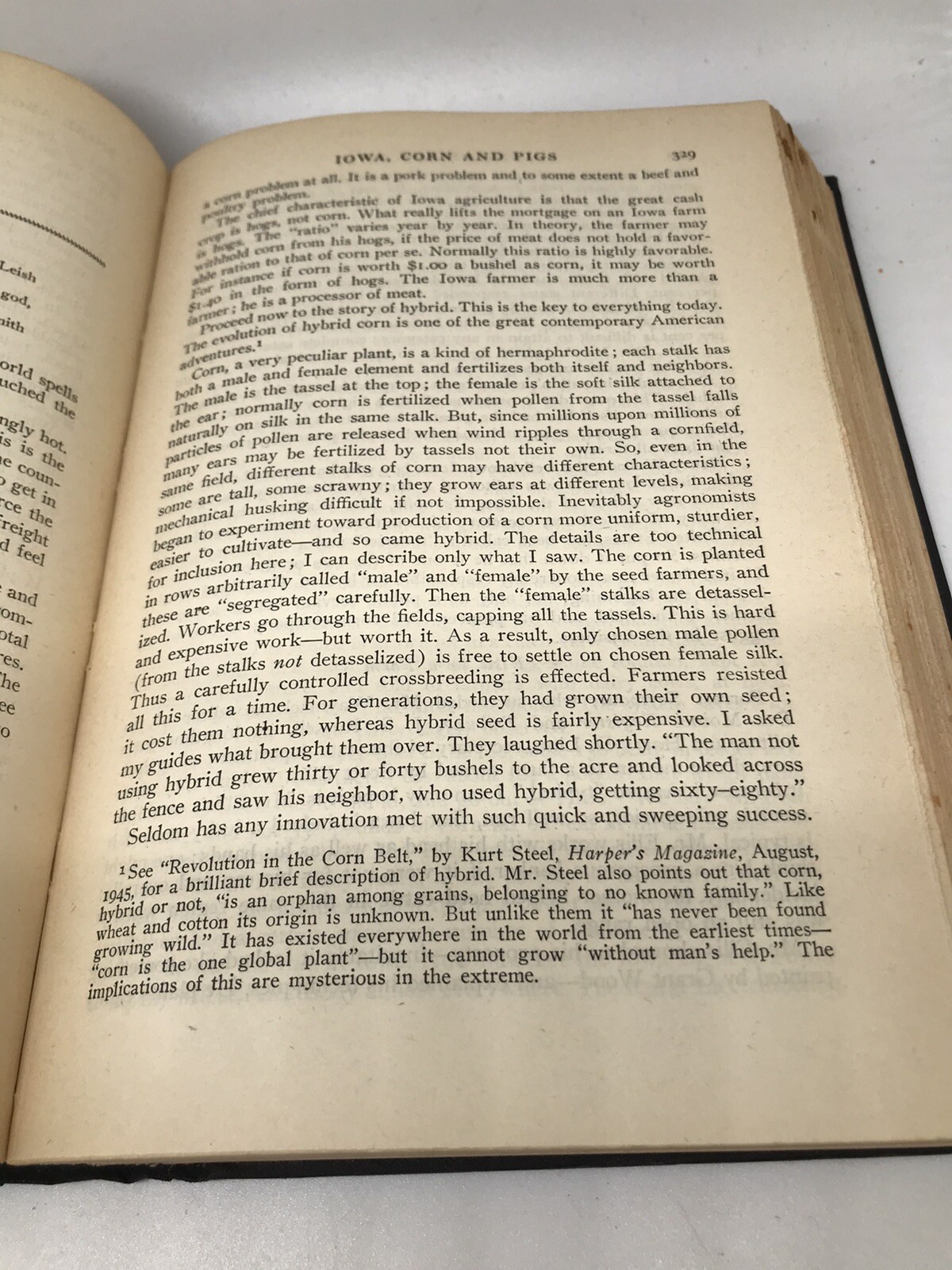 Inside USA History Hardcover Book John Gunther Harper Brothers 1947 1st Edition