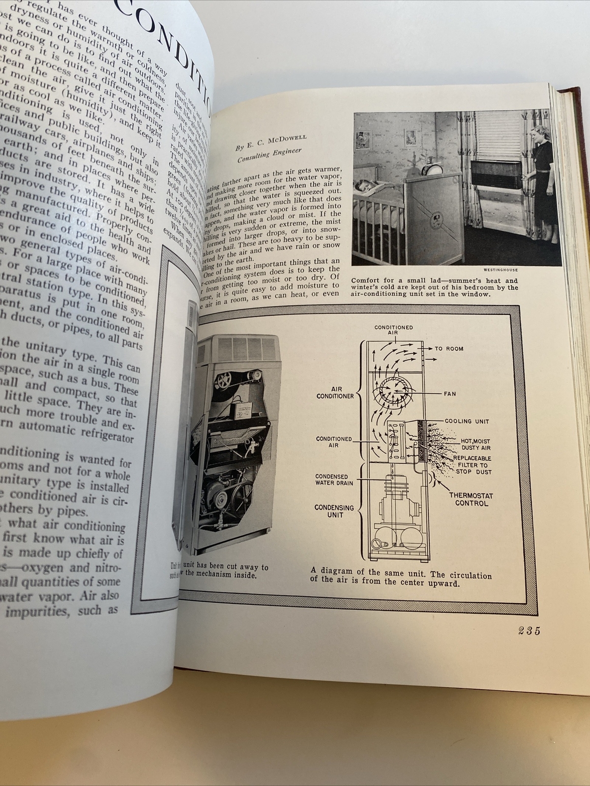 Vintage Book of Knowledge Annual 1950 Grolier Society HC abw