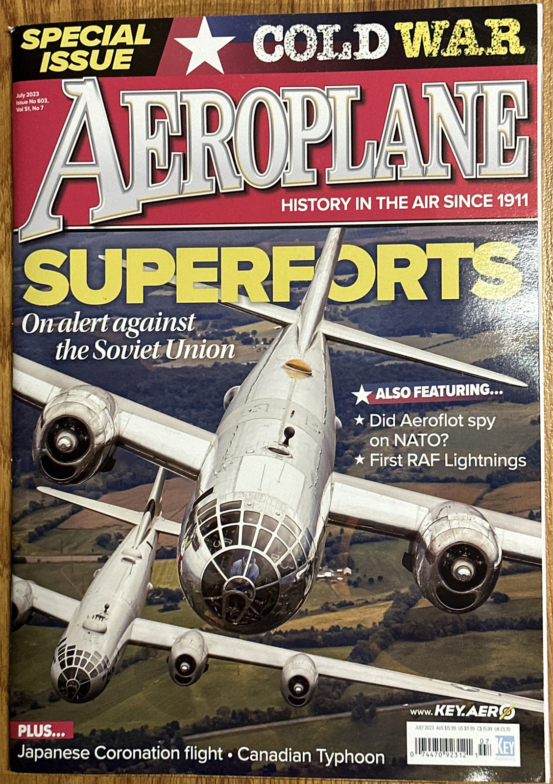 Aeroplane Magazine July 2023 Issue 603 Vol 51 No7 Superforts