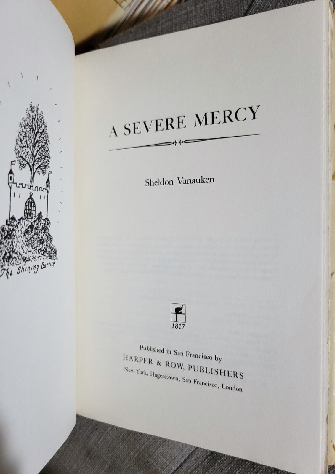 Sheldon Vanauken A SEVERE MERCY 1980 Hardcover C.S. Lewis HCDJ