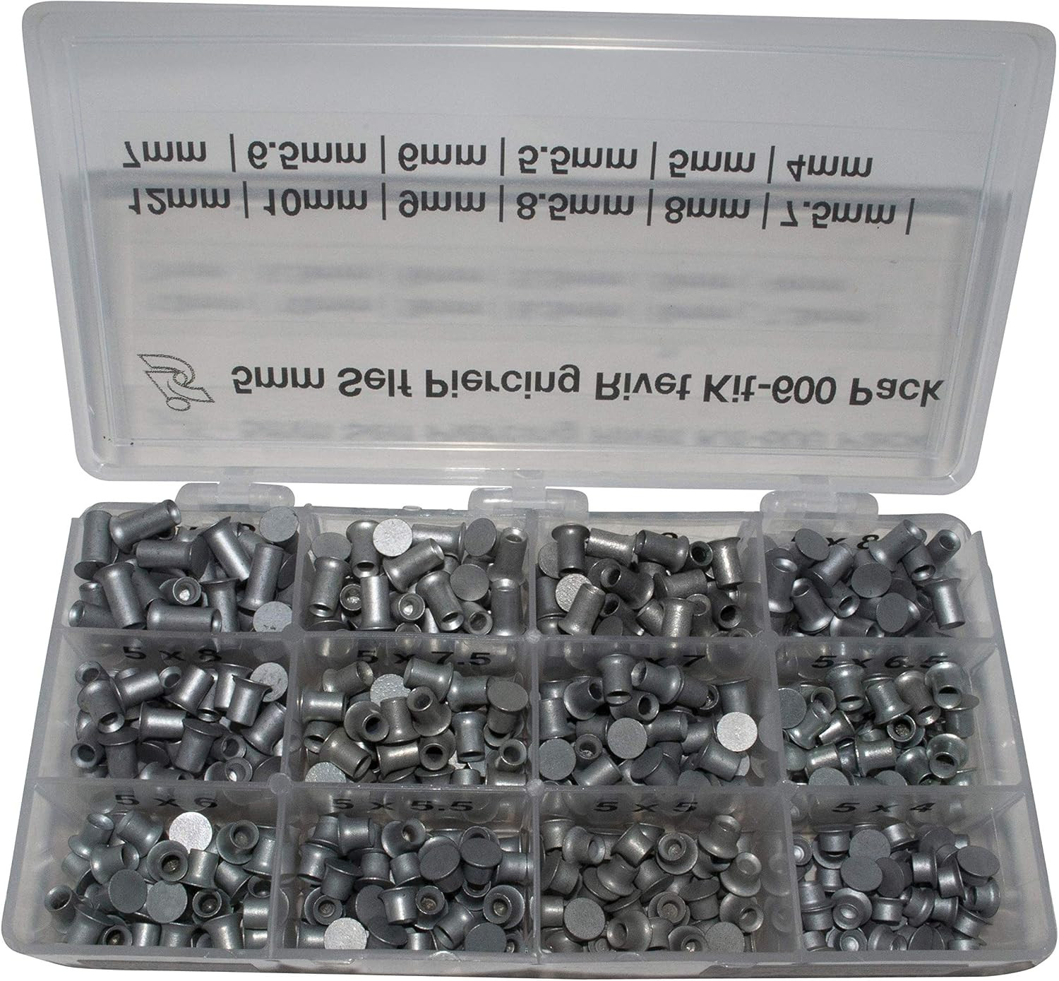 Self-Piercing Rivets 5mm Assorted Kit 600PCS – Compatible Replacement