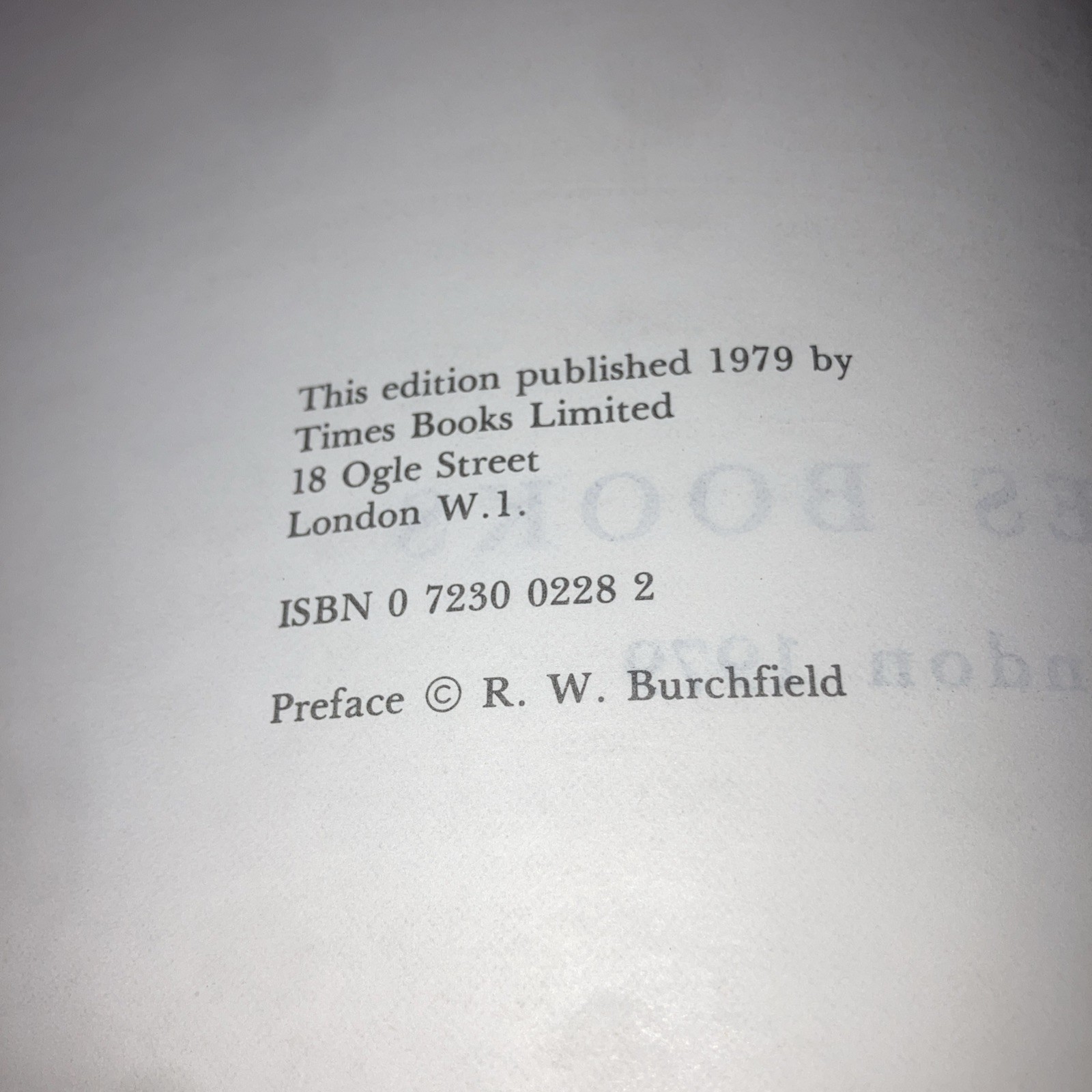 A Dictionary Of The English Language By Johnson 1979 Times Edition