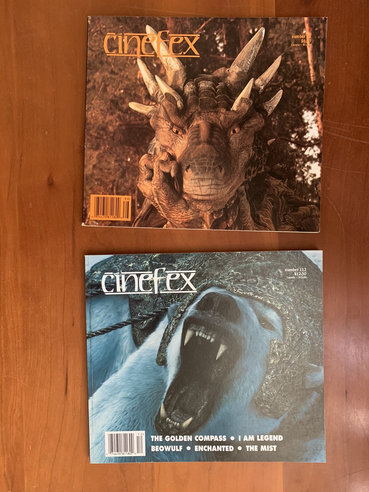 Cinefex – Beowulf – I Am Legend – Dragonheart – #66 #112