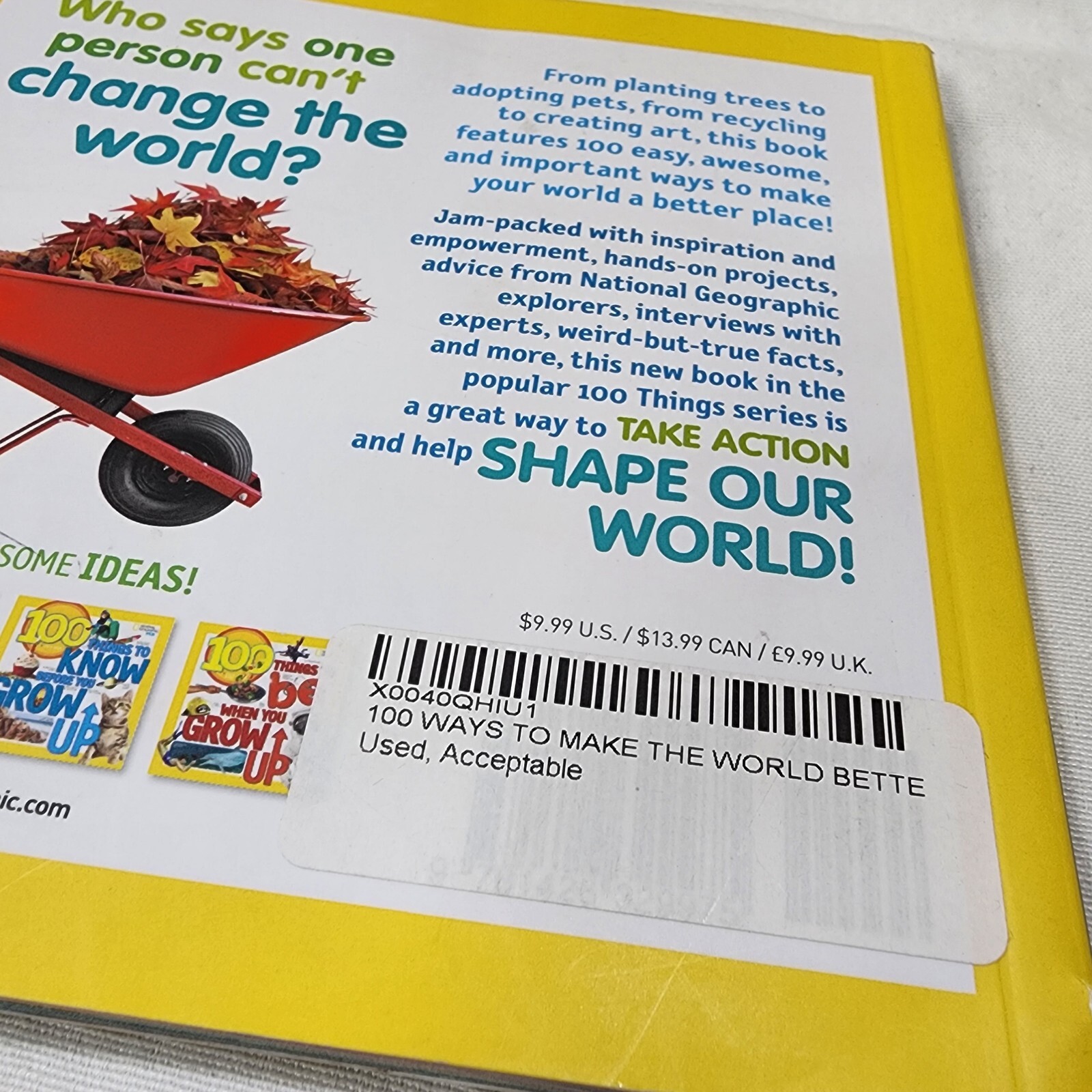 100 Ways to Make the World Better! by Lisa M. Gerry – Paperback