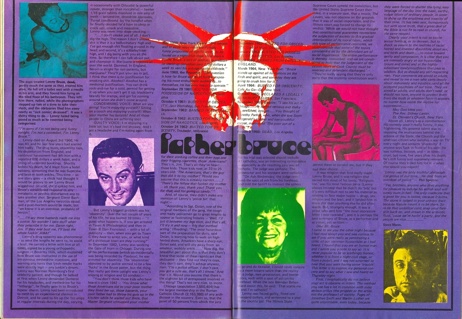 London OZ Magazine No.39 December 1971 – Thrilling Murder Comics Cover.