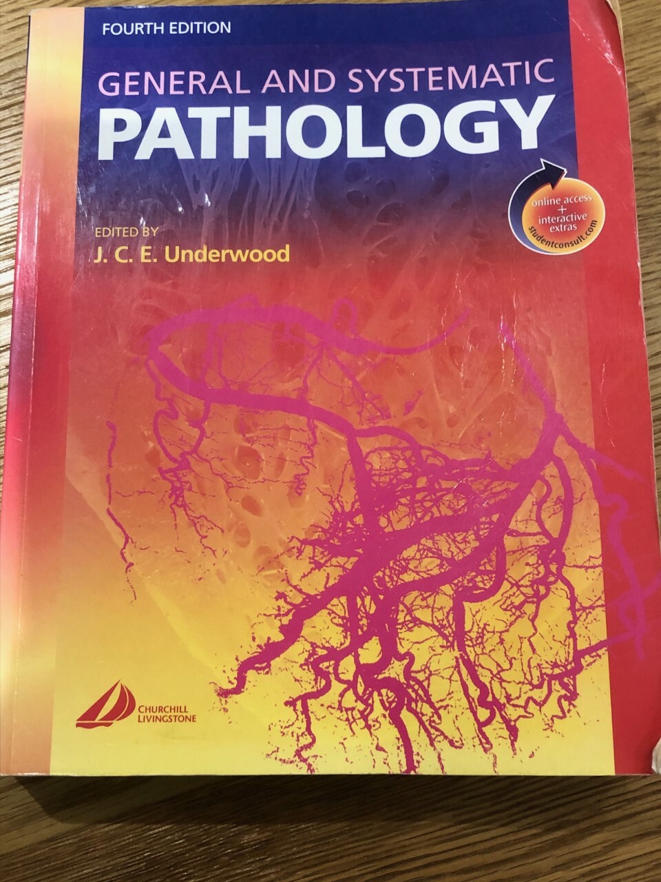 ” General & Systematic Pathology ” 4th Edition, Paperback, 28 x 22 x 3 cm.
