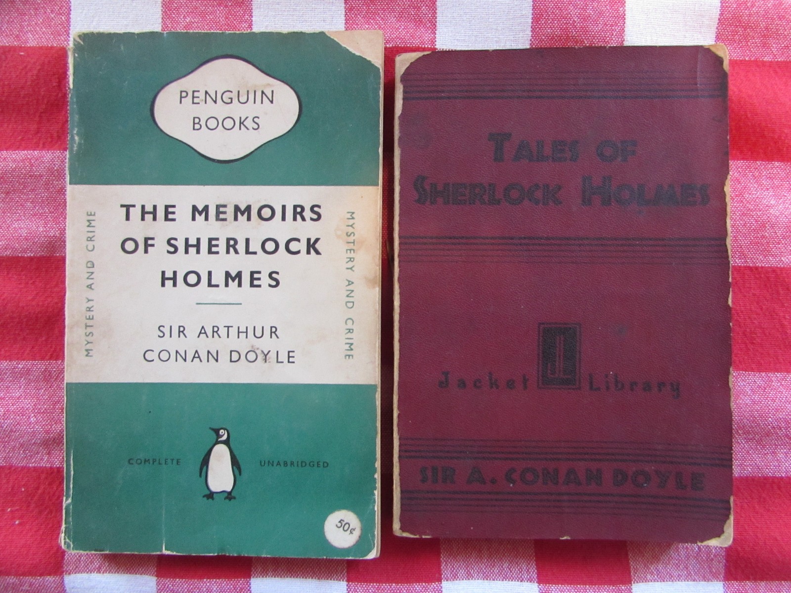 Vintage Sherlock Holmes 2 Book Lot; Memoirs of… & Tales of…, SC