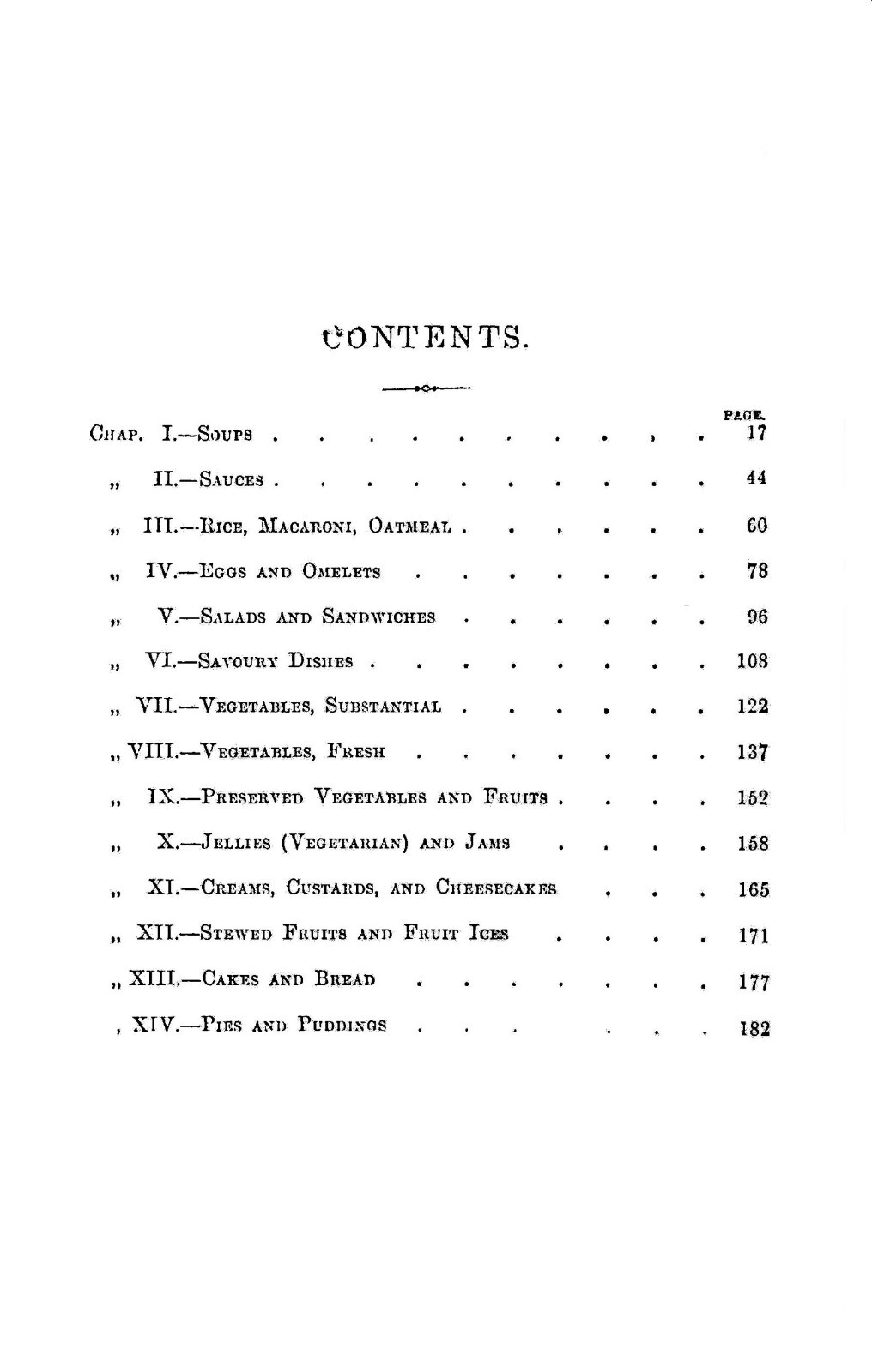 1905 Cassell’s Vegetarian Cookery Cook Book 188 Pages