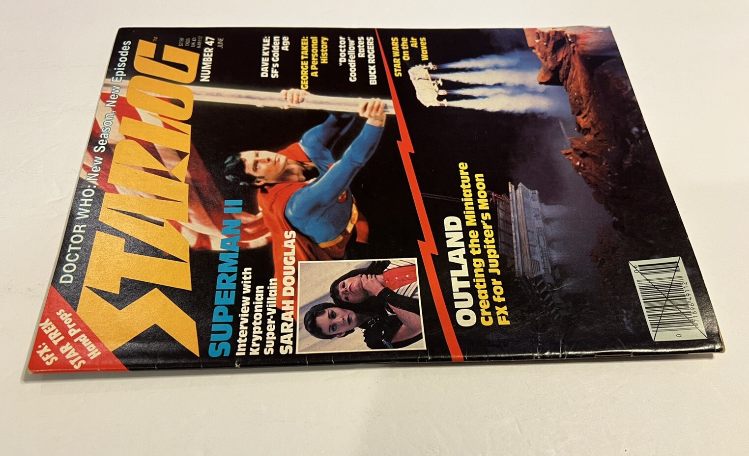 Vtg Starlog Number 47 June 1981 Superman II Christopher Reeve, Outland, Trek G+