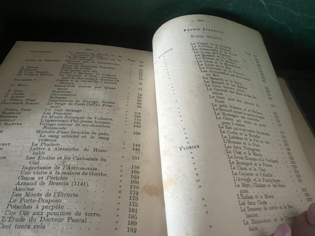Book ANTHOLOGIE Short Stories French Italian In Prose Romeo From 1894