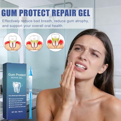3PCS Gum Protect Dental Gel, Professional 0.1 Fl Oz (Pack of 1), Transparent