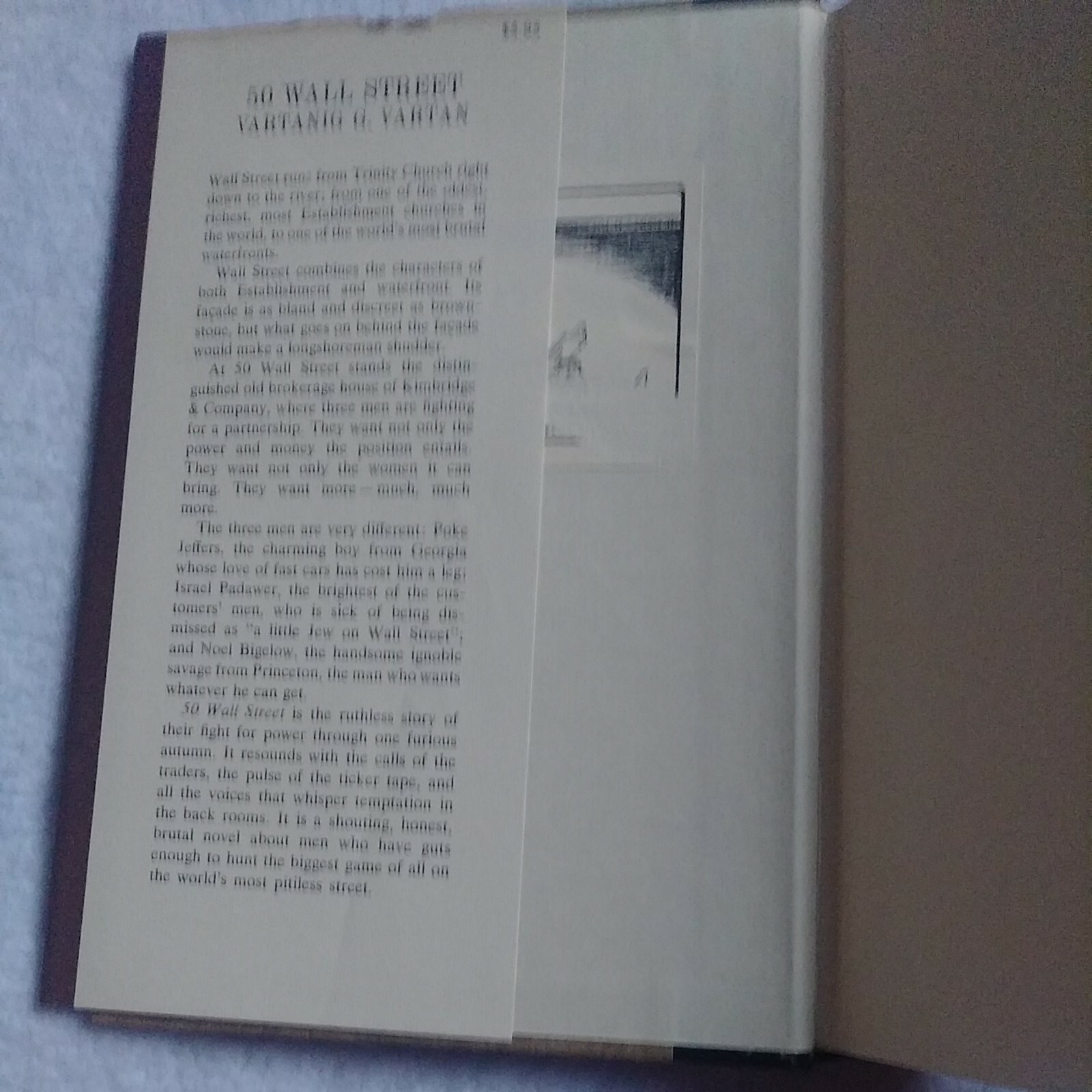 50 Wall Street by Vartanig G. Vartan Hardcover Self Help Bestseller