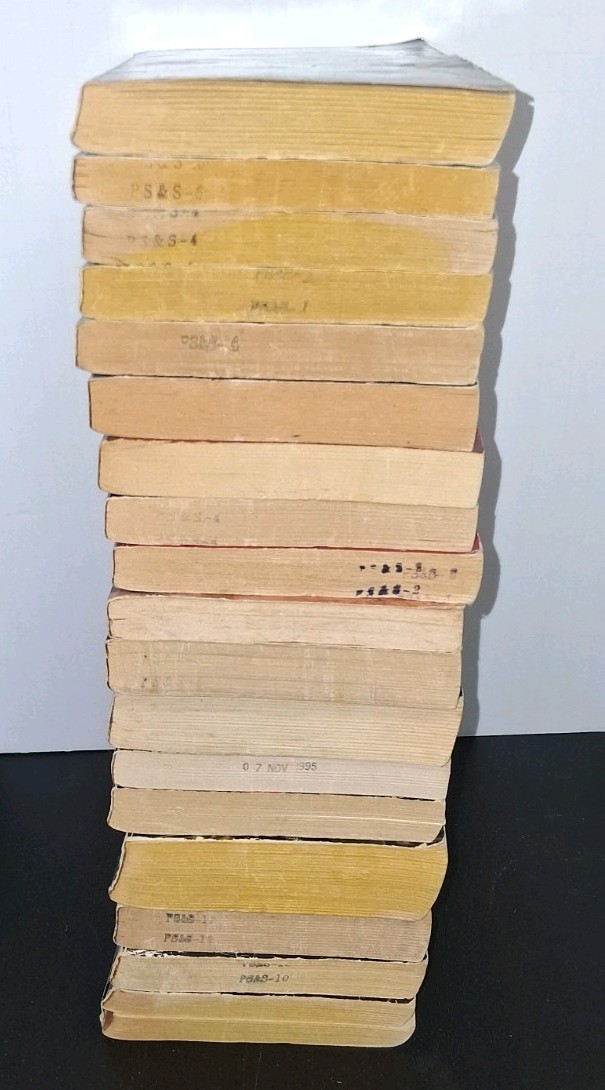 War Books Vintage Paperback Book Lot Of 17 Fiction Books About Wars & Fighting