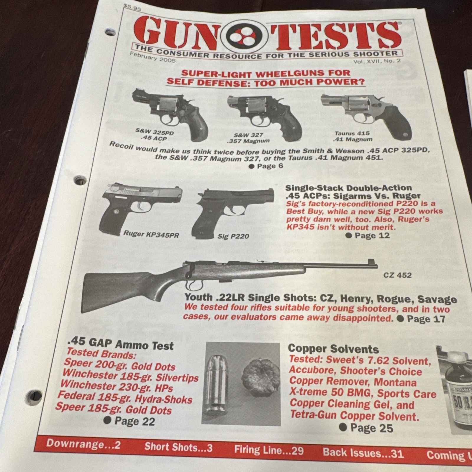 2005 Gun Tests The Consumer Resource For Serious Shooter- Volumes 1-12