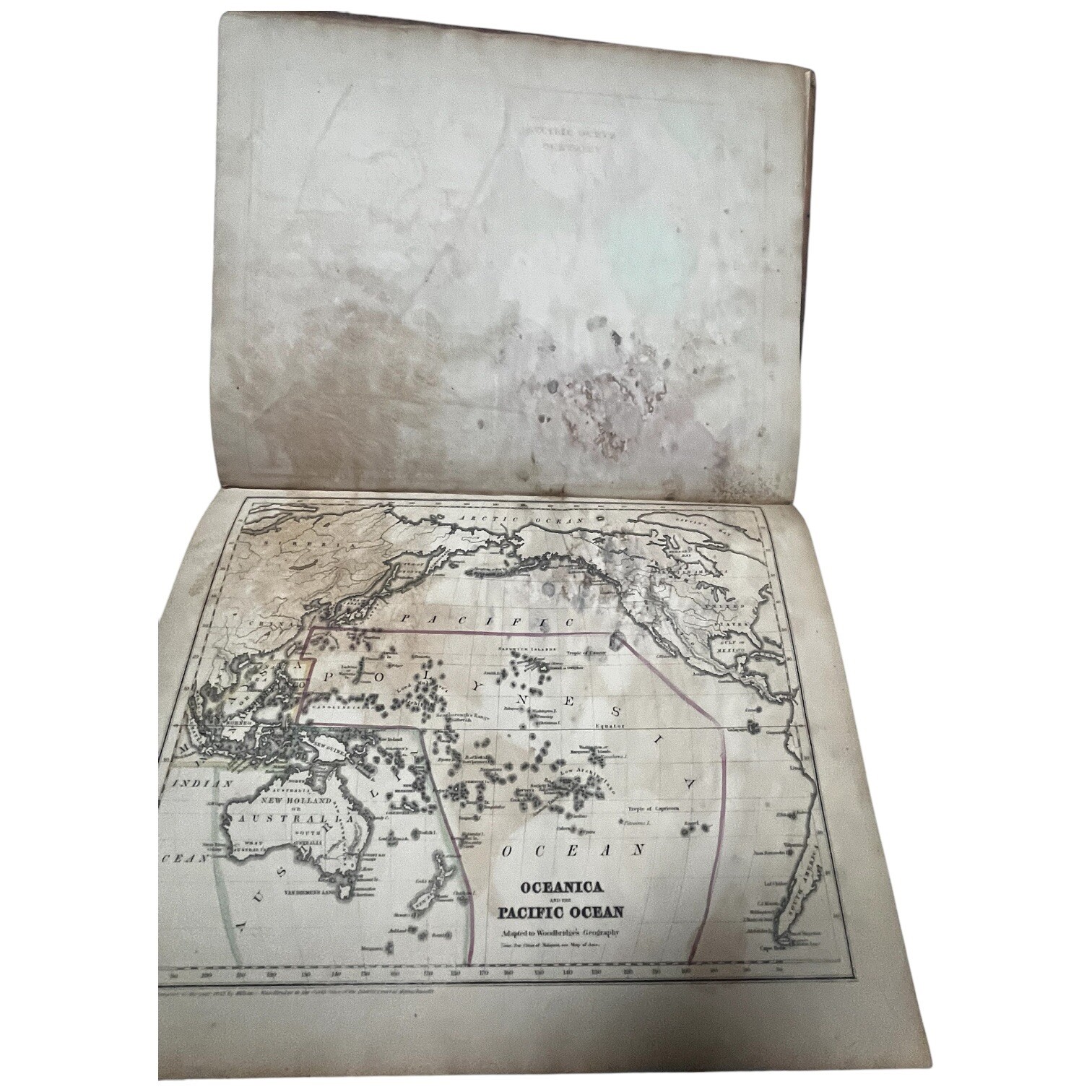 Antique Modern Atlas To Accompany Woodbridge Universal Geography 1840