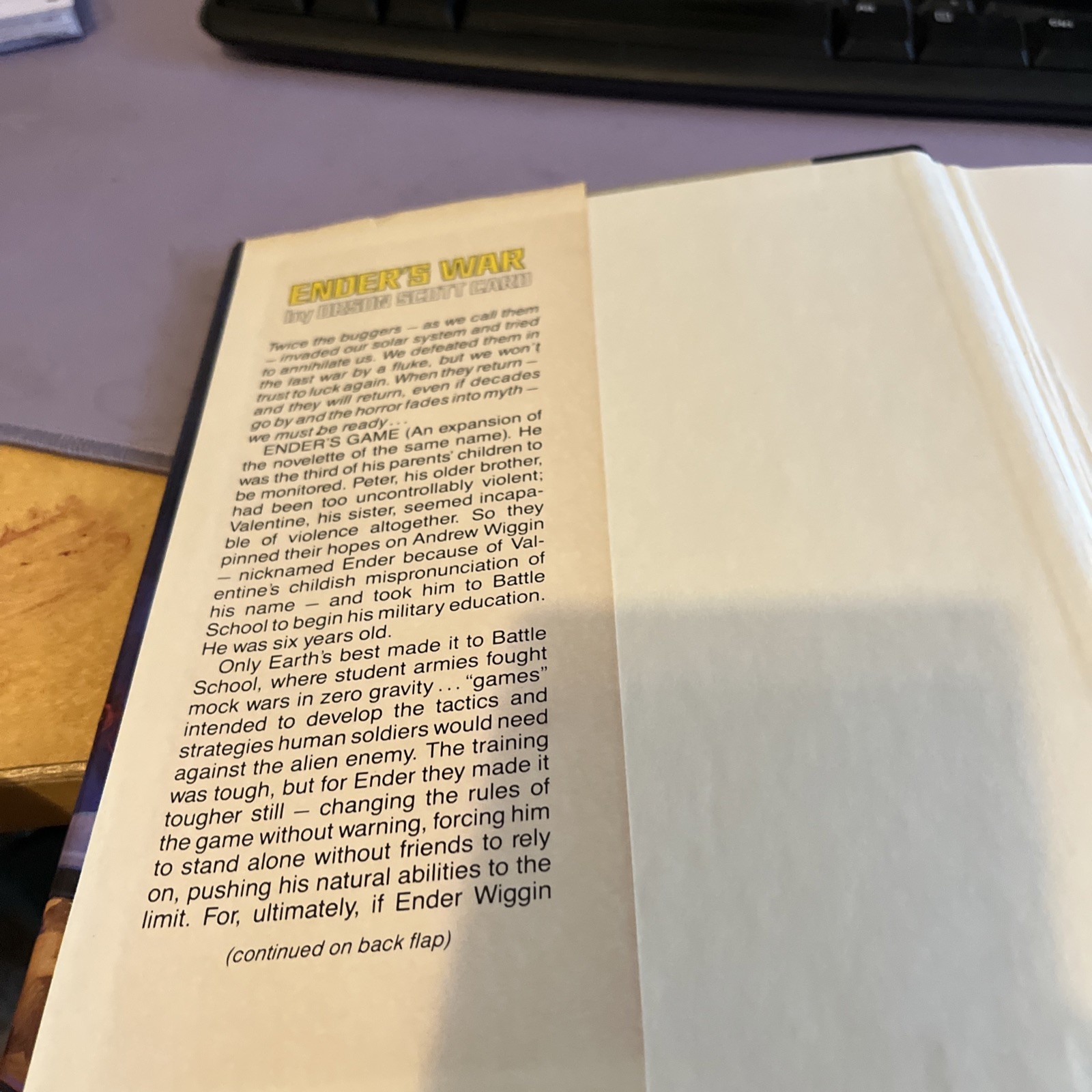 Ender’s War By Orsin Scot Card 1984 T1138