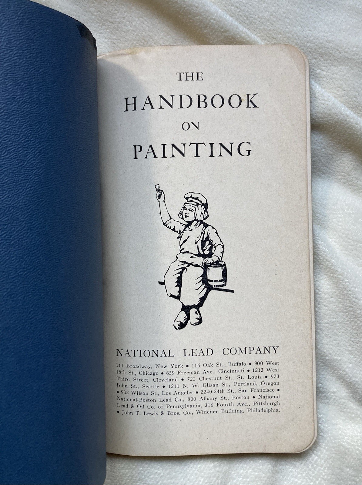 1939 The Handbook On Painting National Lead Co. Dutch Boy VINTAGE PB 138 Pages.