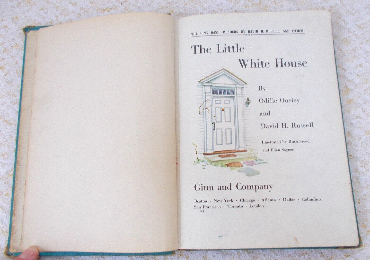 Ginn & Co. Basic Reader “The Little White House” 1953 – 161 Pages Ousley/Russell