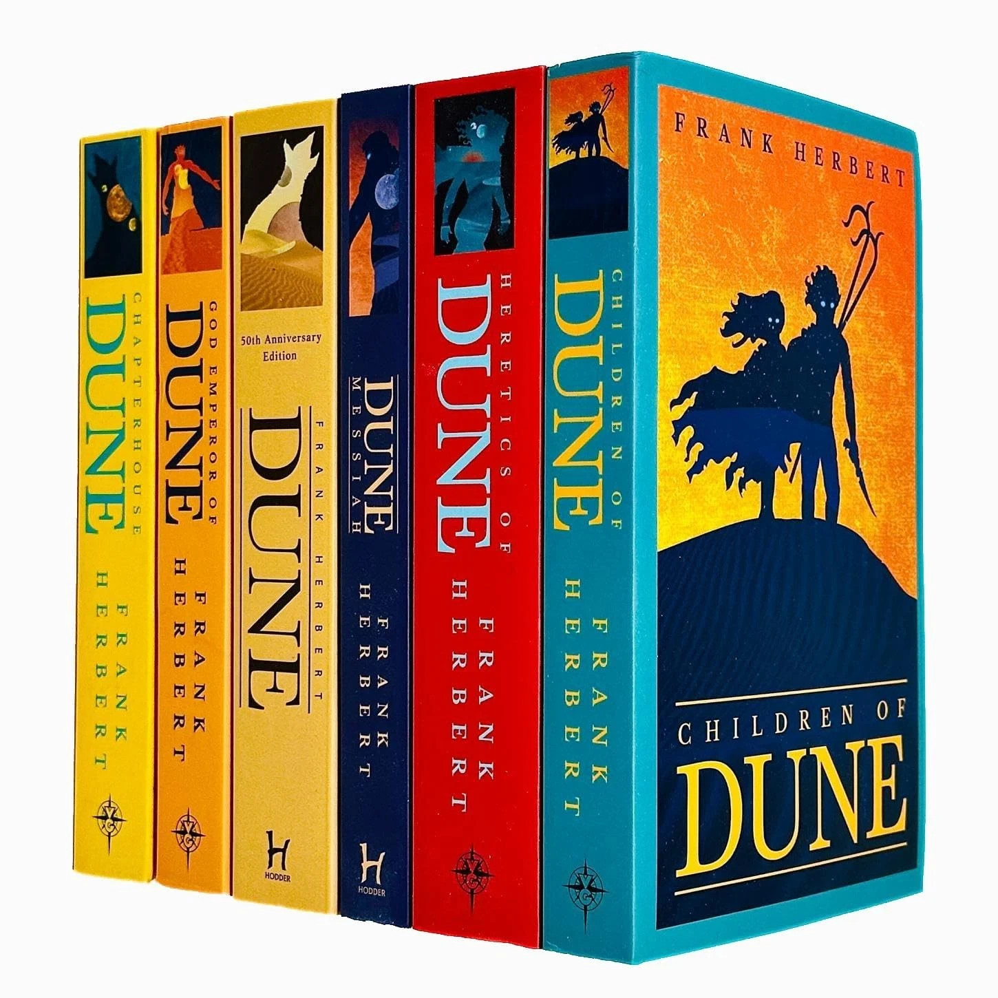 Dune Series 6 Book Collection Set by Frank Herbert Paperback Sci Fi Fiction