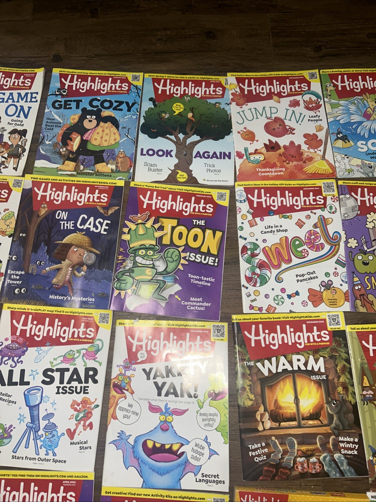 Highlights Magazines Lot 20 Kids Education Activities Stories Puzzles Craft Draw