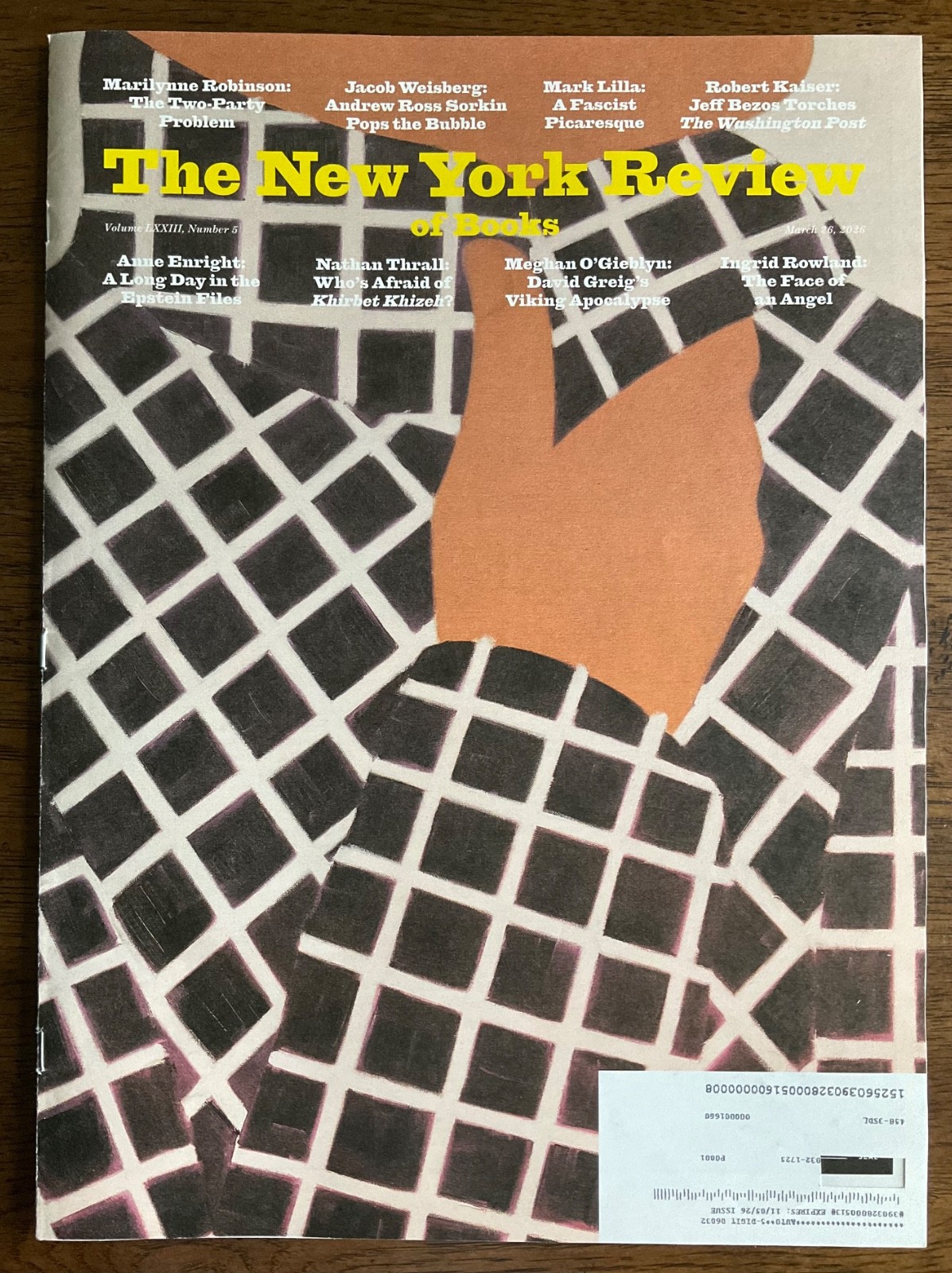 2026 Lot 11 NEW YORK REVIEW of BOOKS Volume LXXIII No 1 2 3 4 5 6 7 8 9 10 11