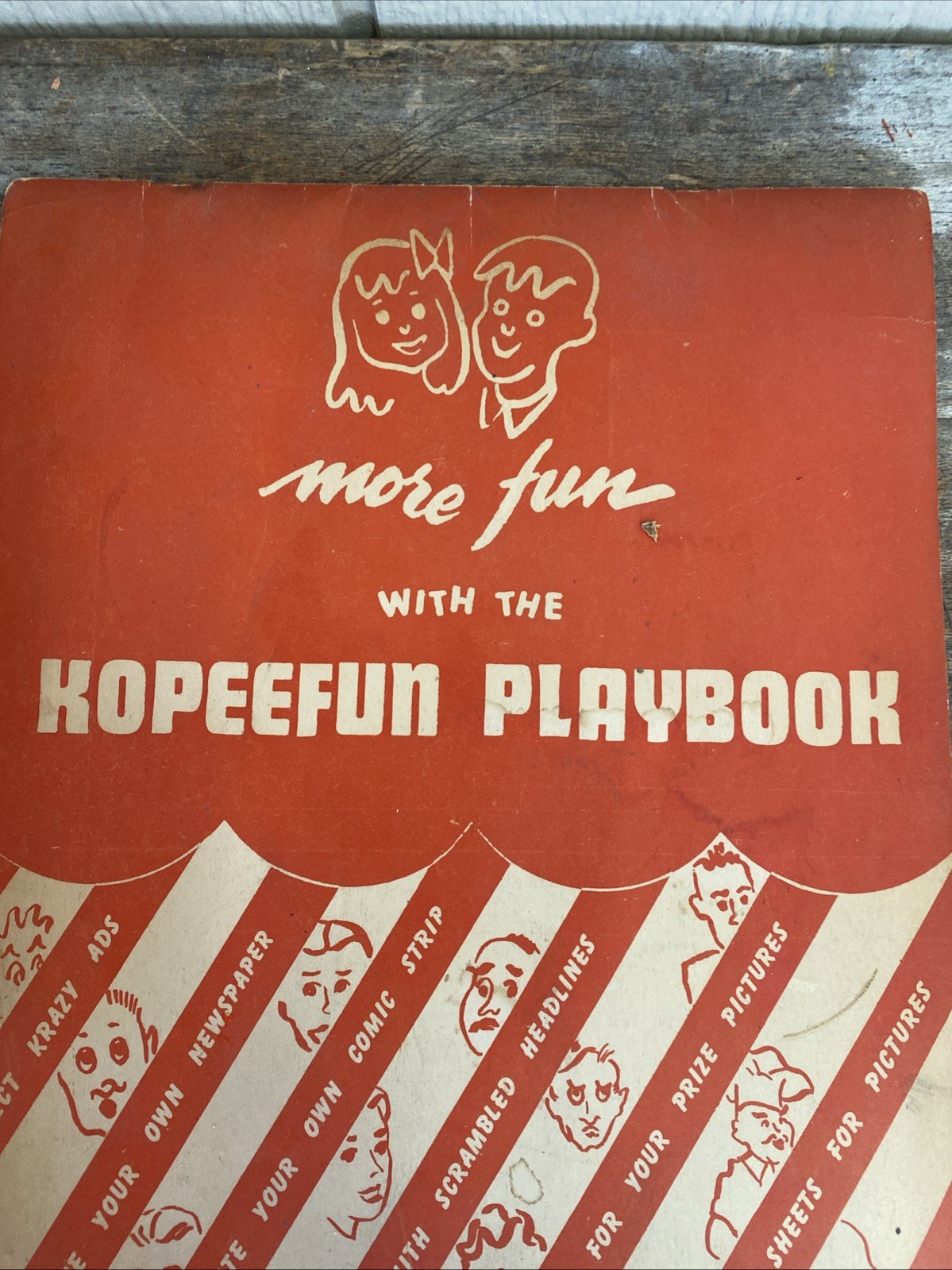 Vtg 1946 Kopeefun More Fun Playbook Embree Elizabeth, NJ Mfg Unused