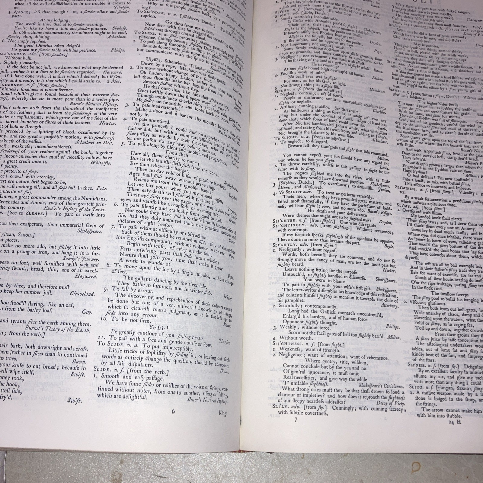 A Dictionary Of The English Language By Johnson 1979 Times Edition