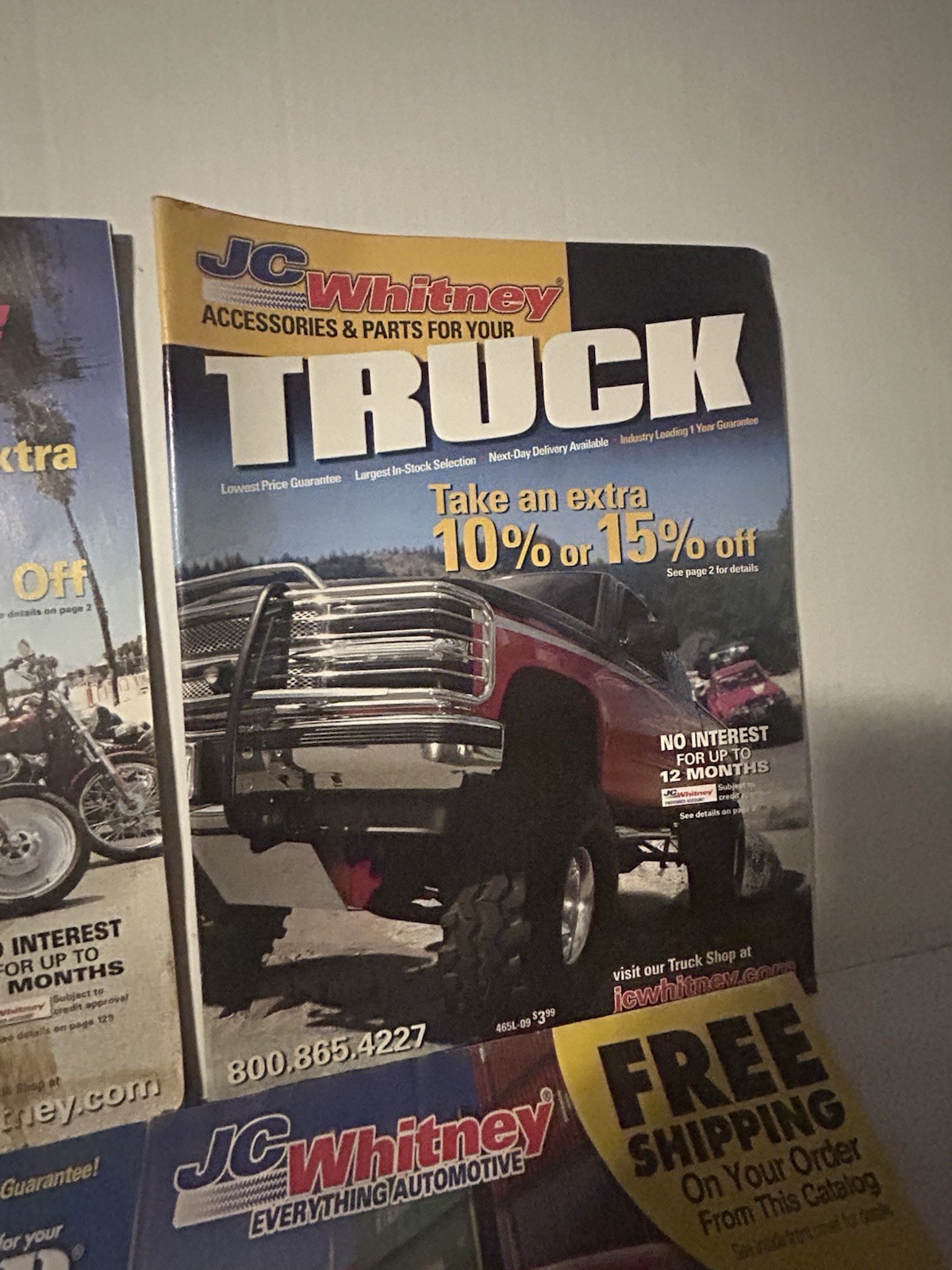 6 JC WHITNEY MAIL ORDER CATALOGS 2000’S ERA•Motorcycle Truck Jeep•EUC