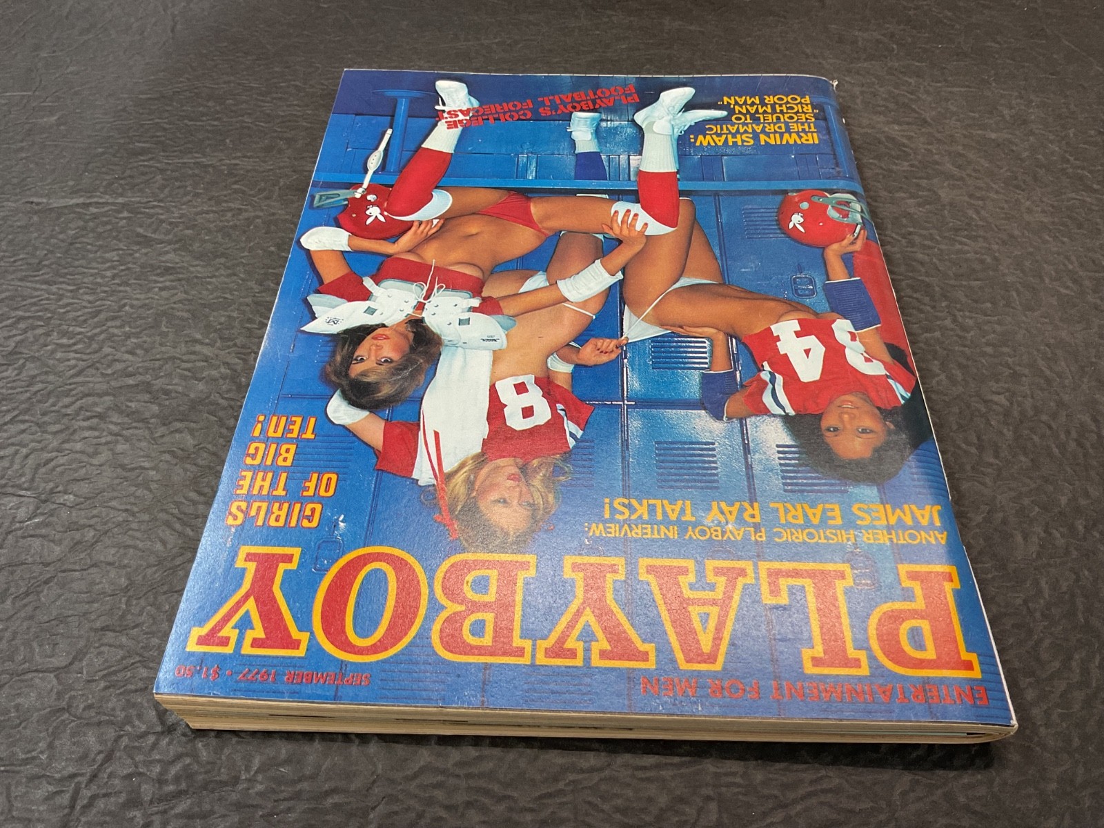 Playboy Magazine September 1977 College Girls of the Big Ten Centerfold Solid