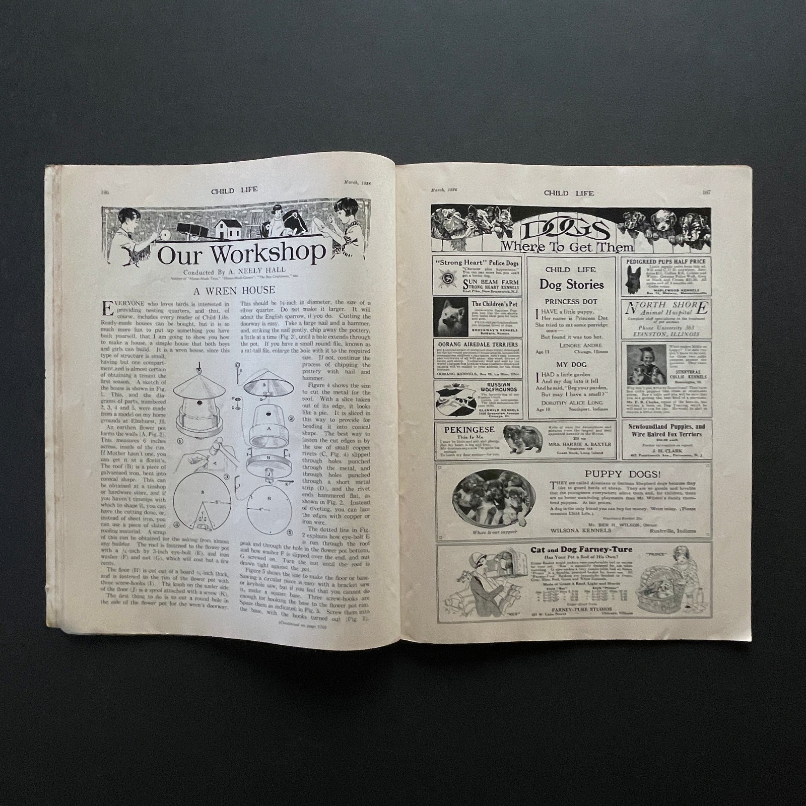 1926 Child Life Magazine • Cover by Hazel Frazee • Stories & Activities For Kids