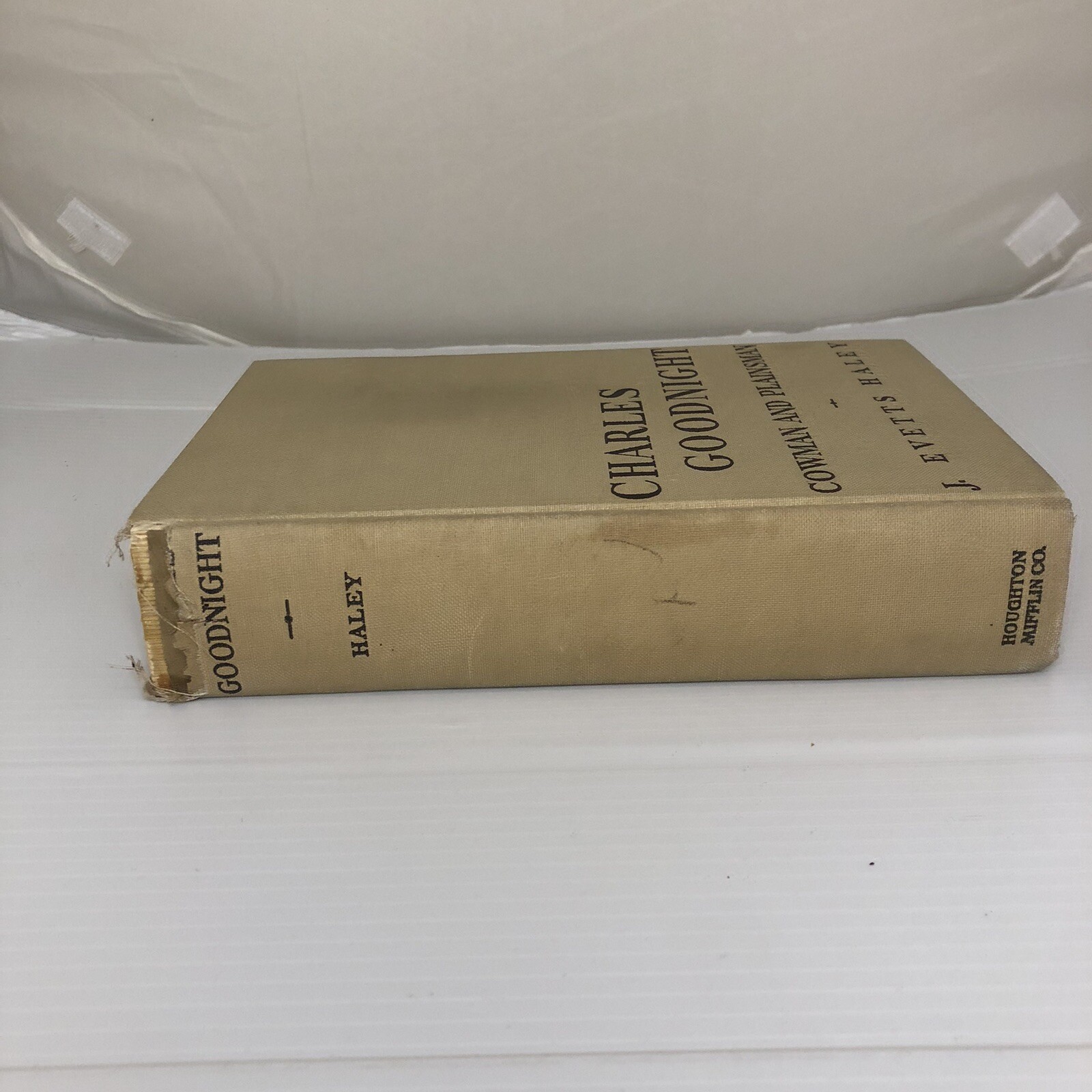 Charles Goodnight by J. Evetts Haley 1936 Hardcover- See photos
