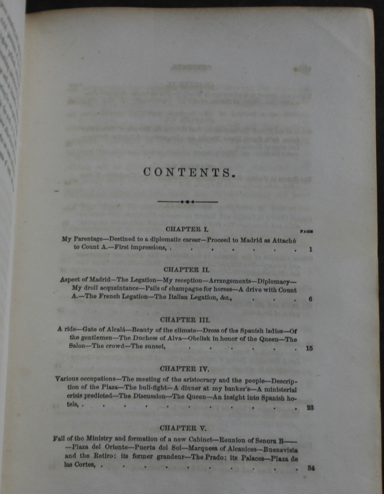 Rare Antique Old Book A German In Spain 1856 Madrid Journal Scarce Work Europe