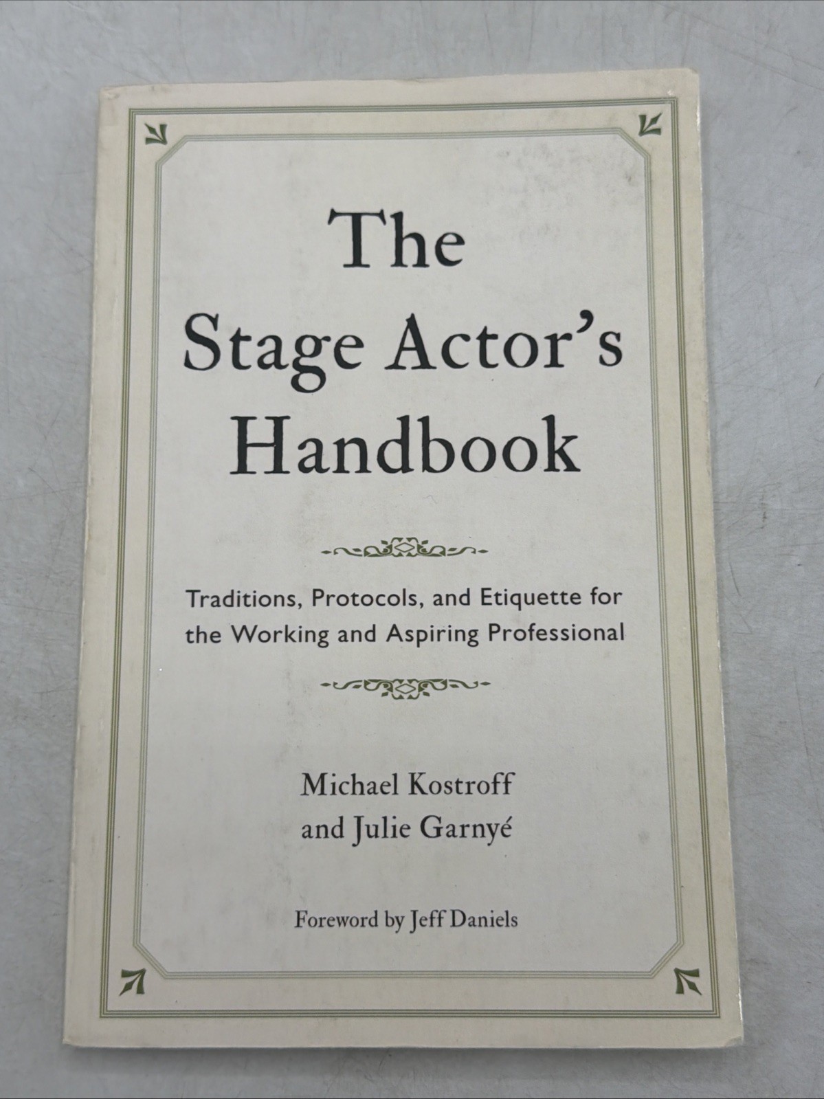 The Stage Actor’s Handbook, , Kostroff, Michael, Very Good, 7/13/2022 12:00:01 A