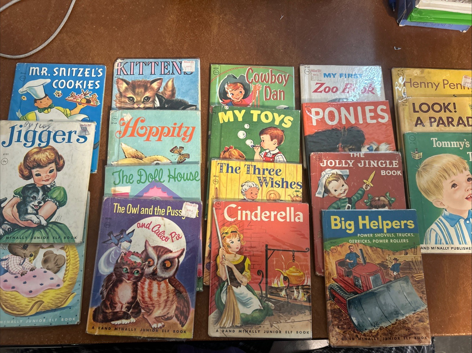 Vintage Junior Elf Rand McNally & Tell a Tale Whitman Children’s – 18 Books