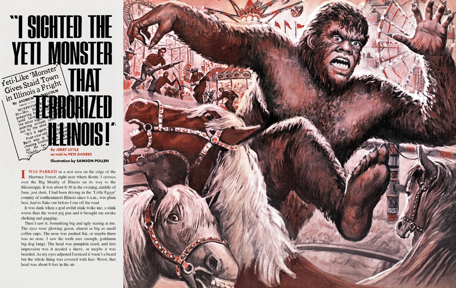 MEN’S ADVENTURE QUARTERLY #14, the BIGFOOT ISSUE.