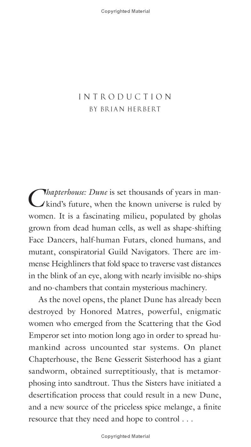 Dune Book Series Set II (3 Books): Book 4 of God Emperor of Dune; Book 5 of Here