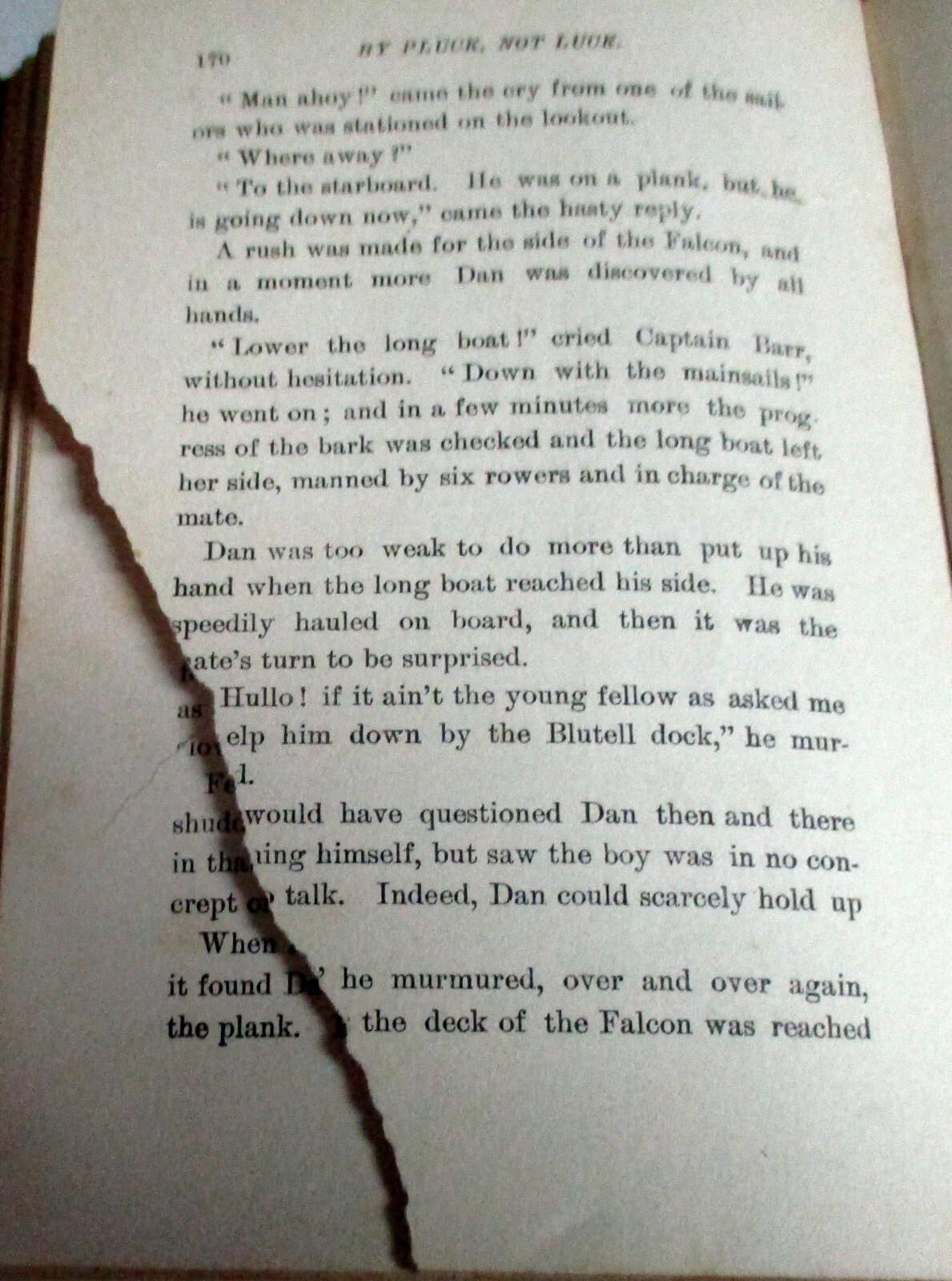 1905 By Pluck, Not Luck; or Dan Granbury’s Struggle To Rise H/C 254 Pages