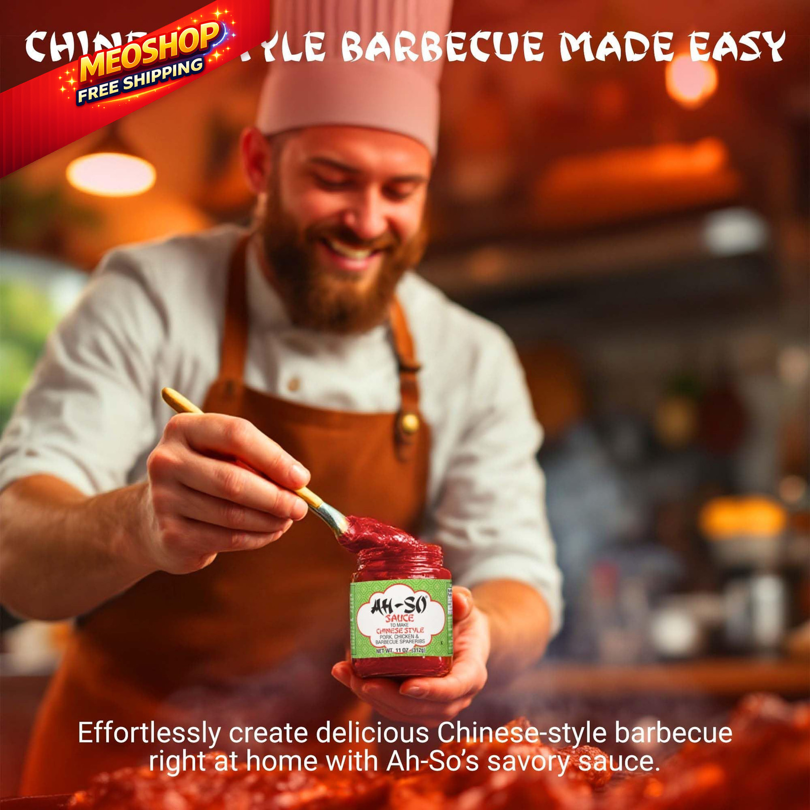 Ah-So Chinese Rib Sauce – 2 Pack (2 × 11 oz Jars) | 11 Ounce (Pack of 2)