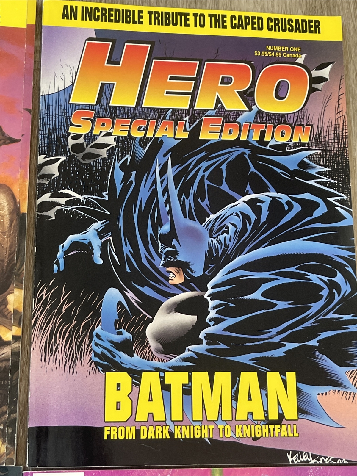Vintage Lot Hero Illustrated Magazines Number 1 1993 1995 Rare HTF