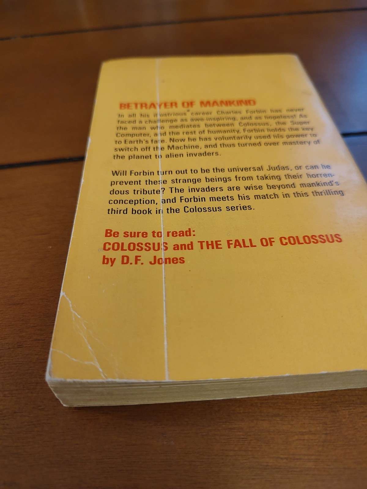 Colossus Trilogy – Fall of Colossus & The Crab by D.F. Jones Sci-fi Paperbacks