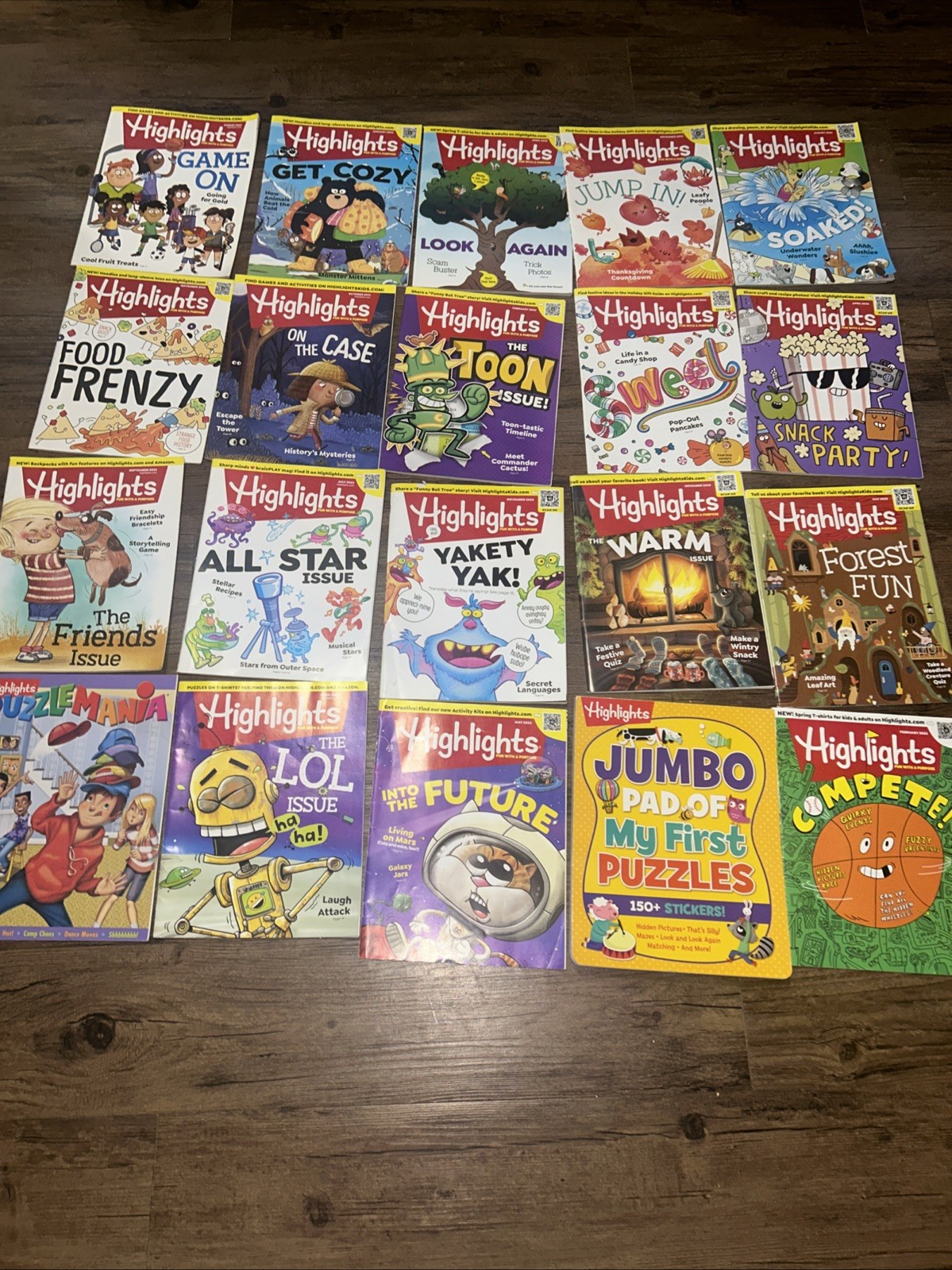 Highlights Magazines Lot 20 Kids Education Activities Stories Puzzles Craft Draw