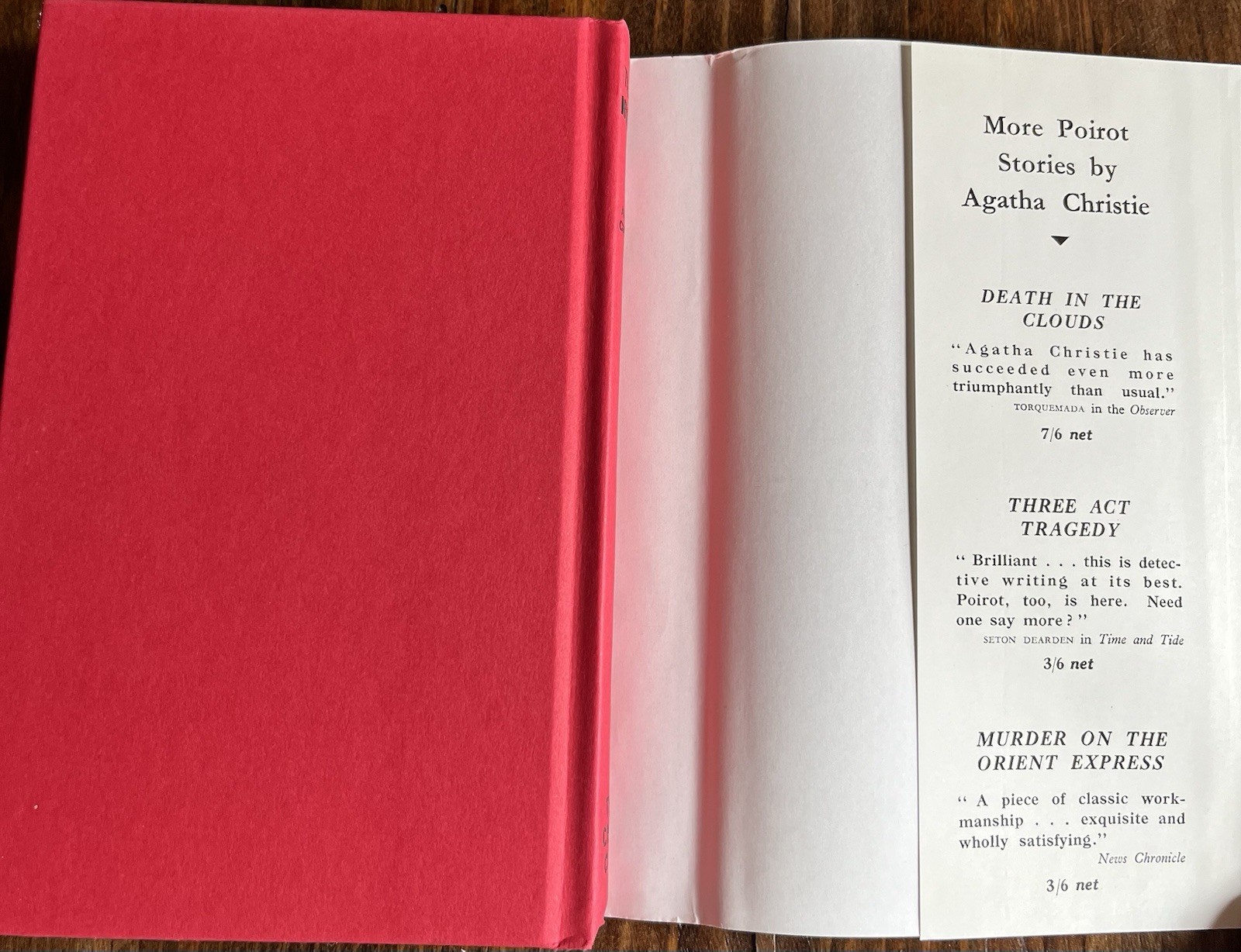 THE ABC MURDERS Agatha Christie Facsimile Of 1936 UK Crime Club Edition Poirot
