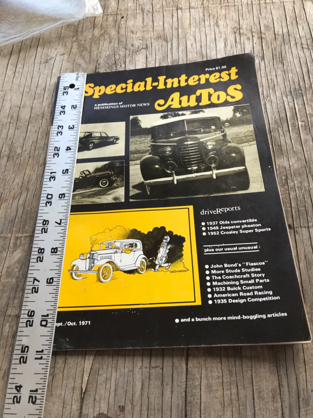 Sept/Oct 1971 Special-Interest Autos Hemmings Motor News Magazine 58 pages